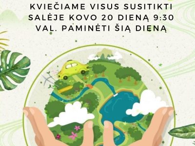 Kviečiame kartu minėti Žemės dieną