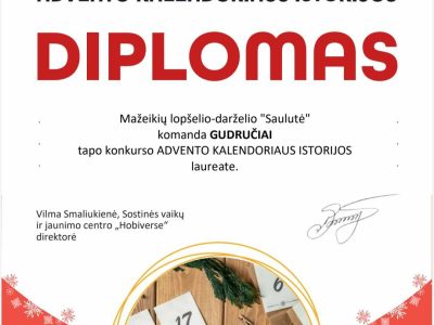 Džiugi žinia!
