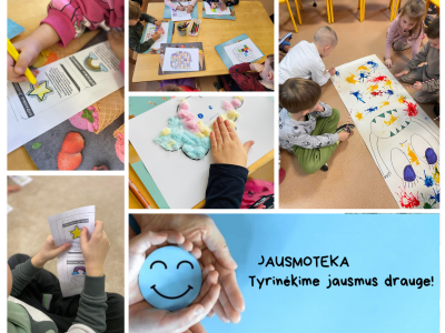 SEU projektas „Jausmoteka: tyrinėkime jausmus drauge“