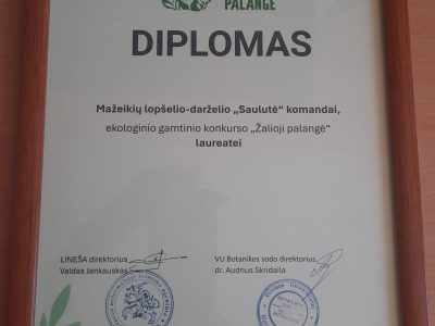 Konkursas „Žalioji palangė“