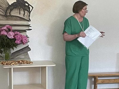 Dėkojame mokytojai Olgai už bendrystę