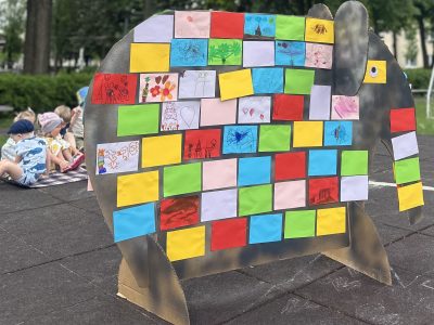 Projektas „Elmerio diena darželyje“