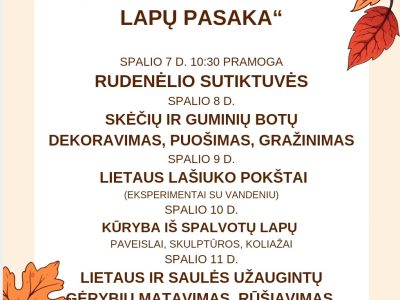 Kviečiame kartu vykdyti kūrybinį-patirtinį projektą