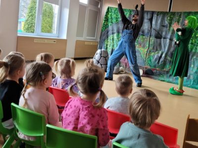 Svečiuose „Drakoniuko teatras” Svečiuose „Drakoniuko teatras”