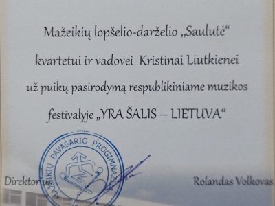 Respublikinis muzikos festivalis „Yra šalis – Lietuva” Respublikinis muzikos festivalis „Yra šalis – Lietuva”