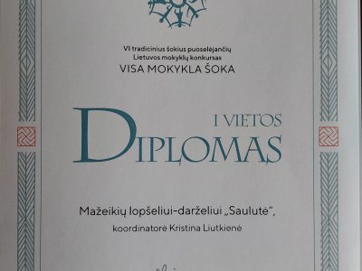 Džiugi žinia