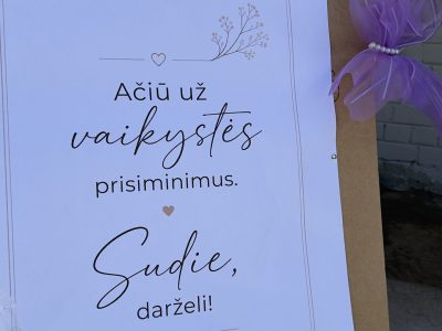 Priešmokyklinukai atsisveikino su darželiu Priešmokyklinukai atsisveikino su darželiu